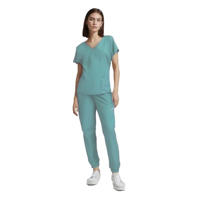 CONJUNTO CLINICO FEMENINO LILA OSCURO S-XL 3081