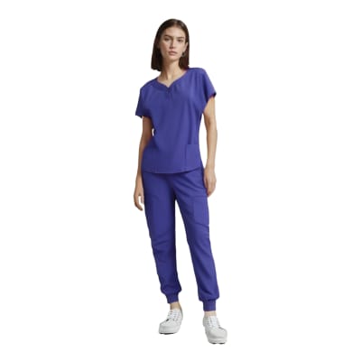 CONJUNTO CLINICO FEMENINO AZUL MARINO S-XL 3091