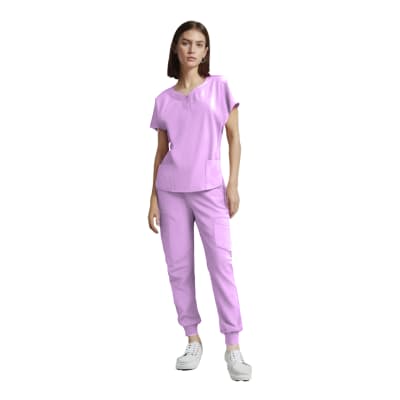 CONJUNTO CLINICO FEMENINO LILA S-XL 3091