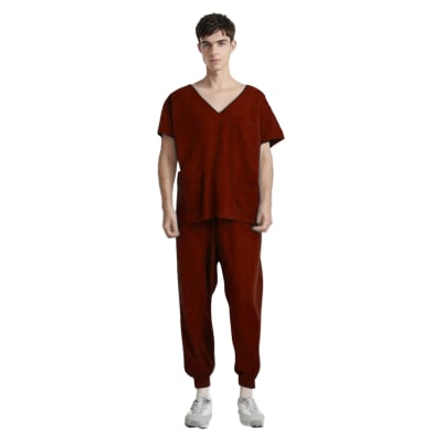 CONJUNTO CLINICO MASCULINO BURDEO M-2XL 79Y1