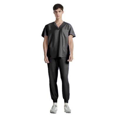 CONJUNTO CLINICO MASCULINO NEGRO M-2XL 801