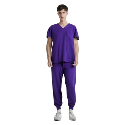 CONJUNTO CLINICO MASCULINO LILA M-2XL 811