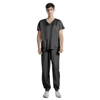 CONJUNTO CLINICO MASCULINO NEGRO M-2XL 821