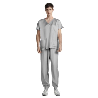 CONJUNTO CLINICO MASCULINO GRIS M-2XL 82S1