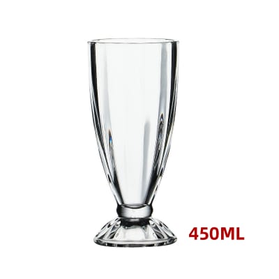 COPA ACRILICA PARA BATIDOS 8X19CM 450ML | 12 UNID1