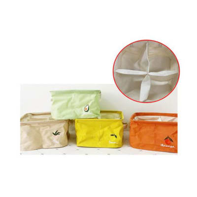 CANASTO ORGANIZADOR CON 4 SEPARACIONES | 12 UNID1