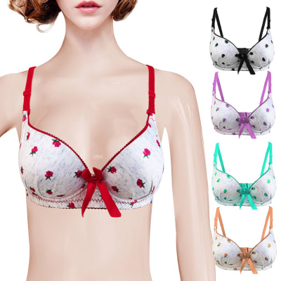 SOSTEN DE MUJER BODES COLOR LISO ESTAMPADO ROSAS | 12 UNID1