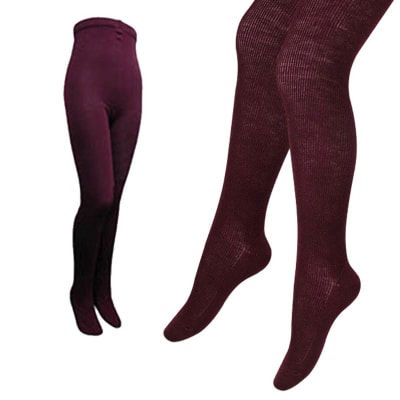 BALLERINA ESCOLAR COLOR BURDEO LINEA ALGODON TALLAS 05-06 | 12 UNID1