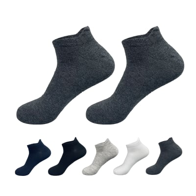 CALCETINES DE HOMBRE TOBILLO ALGONDON PEINADO SIN REMALLADO1