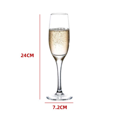 COPA ACRILICA CHAMPAÑA 7.2X24CM | 12 UNID1