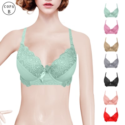 SOSTEN DE MUJER BORDES EN ENCAJE TIRANTES AJUSTABLE  | 12 UNID1