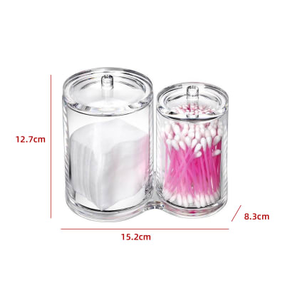 ORGANIZADOR PLASTICO CON TAPA 15.2X8.3X12.7CM | 12 UNID1
