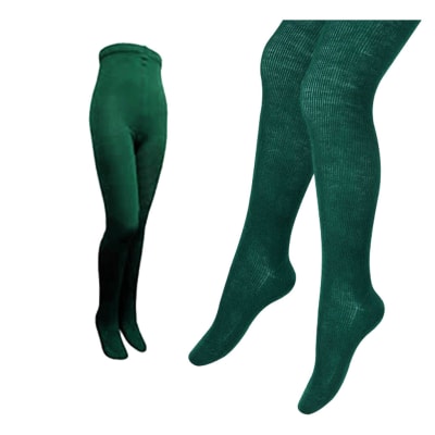 BALLERINA ESCOLAR VERDE LINEA ALGODON TALLA 11-12 | 12 UNID1