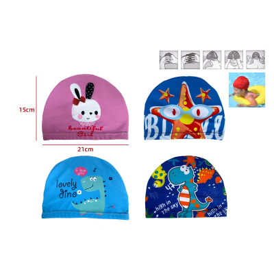 GORRO DE NATACION ACRÍLICO CON ESTAMPADO1