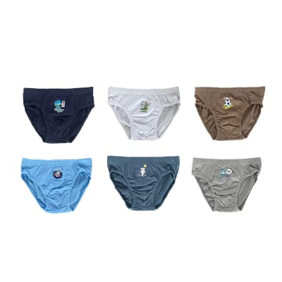 CALZONCILLO SLIP JUVENIL DE NIÑO PACK 3 | 12 UNID1