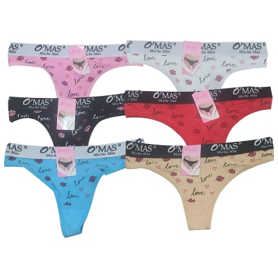 COLALES MUJER DISENO CON ELASTICA |12 UNI.1