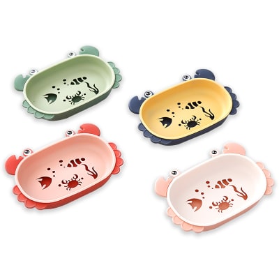 JABONERA PLÁSTICA DISEÑO JAIBA 16X10X4CM | 12 UNID1