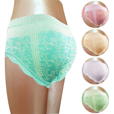 CALZON DE MUJER JASPEADO BLANCO SIN COSTURA | 12 UNID1