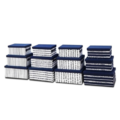 CAJA ORGANIZADORAS CON TAPA 3 TAMAÑOS | 12 UNID1