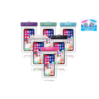 FUNDA PARA CELULAR TRASPARENTE 24X13CM | 12 UNID1