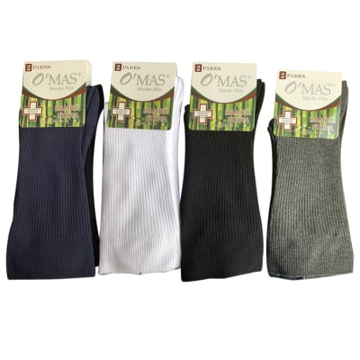 CALCETINES DE HOMBRE COLOR LISO | 12 UNID1