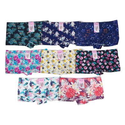PANTALETA MUJER INVISIBLE DISENO SURTIDO |12 UNID1