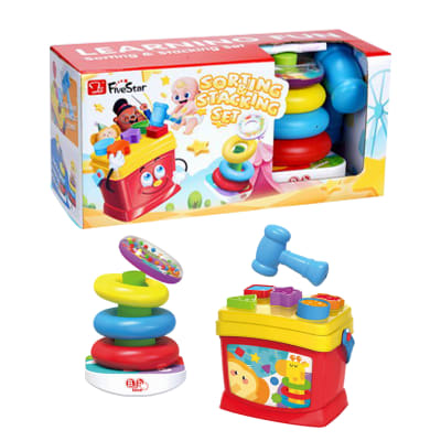 CAJA DE JUEGOS DIDACTICO PARA BEBE | 6 UNID1