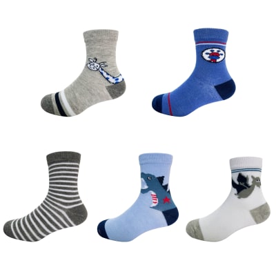 CALCETINES DE BEBE NIÑO CORTE MEDIO AUTOS TALLA  9-18 MESES  | 12 UNID1