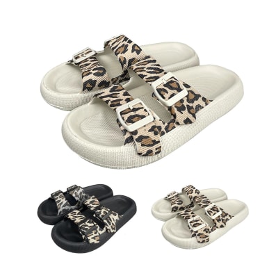 SANDALIA DE MUJER CON CIERRE LEOPARDO | 48 UNID1