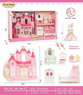 SET CASA Y DOMITORIO CONEJITOS1