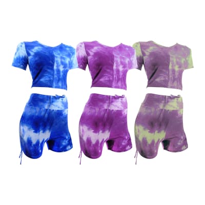 CONJUNTOS SHORT Y POLERA TYE DYE | 12 UNID1