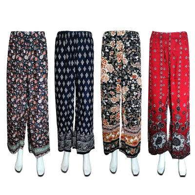 PANTALONES FALDA ESTAMPADO MUJER | 12 UNID1