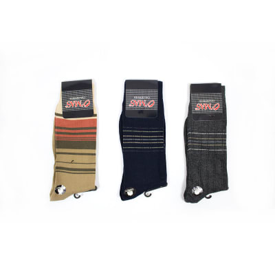 CALCETINES HOMBRE RAYADO A-1| 12 UNI1