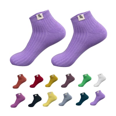 CALCETINES DE MUJER CORTO TOBILLO SIGNO ZODIACALES | 12 UNID1