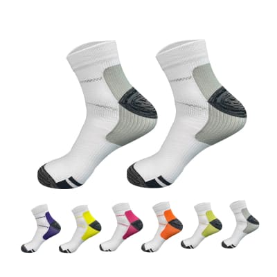 CALCETINES UNISEX COMPRESION FONDO BLANCO TALLA XXL | 12 UNID1