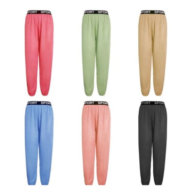 PANTALON MUJER LISO CINTURA ELASTICO | 12 UNID1