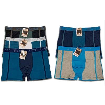 BOXER DE HOMBRE COLOR LISO | 12 UNID1