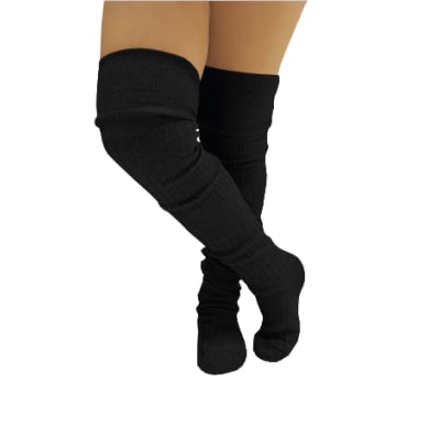BUCANERAS ESCOLAR NEGRO LINEA ACRILICA TALLA 33-36 | 12 UNID1