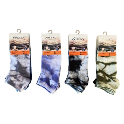 CALCETINES DE HOMBRE TOBILLOS CON DISEÑO | 12 UNID1