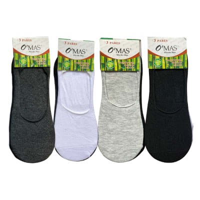 CALCETIN HOMBRE INVISIBLE LISO |12 UNID1