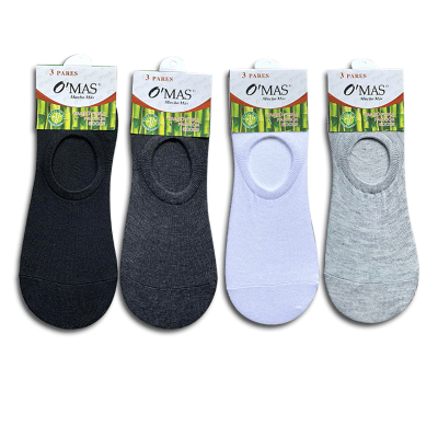 CALCETÍN DE HOMBRE INVISIBLE LISO |12 UNID1