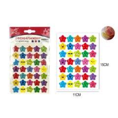 ETIQUETAS AUTOADHESIVAS ESTRELLAS CON EMOCIONES 5 HOJAS | 24 UNID