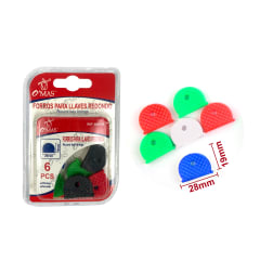 FORROS PARA LLAVES REDONDO 6 PCS