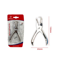 SACA CORCHETES PLATEADO METALICO 13.2X6.5CM | 24 UNID