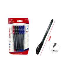 LAPIZ PASTA 1MM 3 COLORES 6 PCS 14CM | 24 UNID