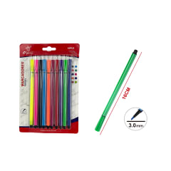 LAPIZ MARCADORES PERMANENTE 10 COLORES | 24 UNID