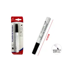 Plumón de pizarra negro | venta desde 60 unidades