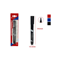 PLUMON PERMANENTE AZUL/ROJO/NEGRO | 96 UNID