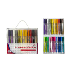 MARCADORES ACRILICO COLORES SURTIDOS 24PCS | 6 UNID