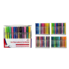 MARCADORES ACRILICO COLORES SURTIDOS 48PCS | 6 UNID